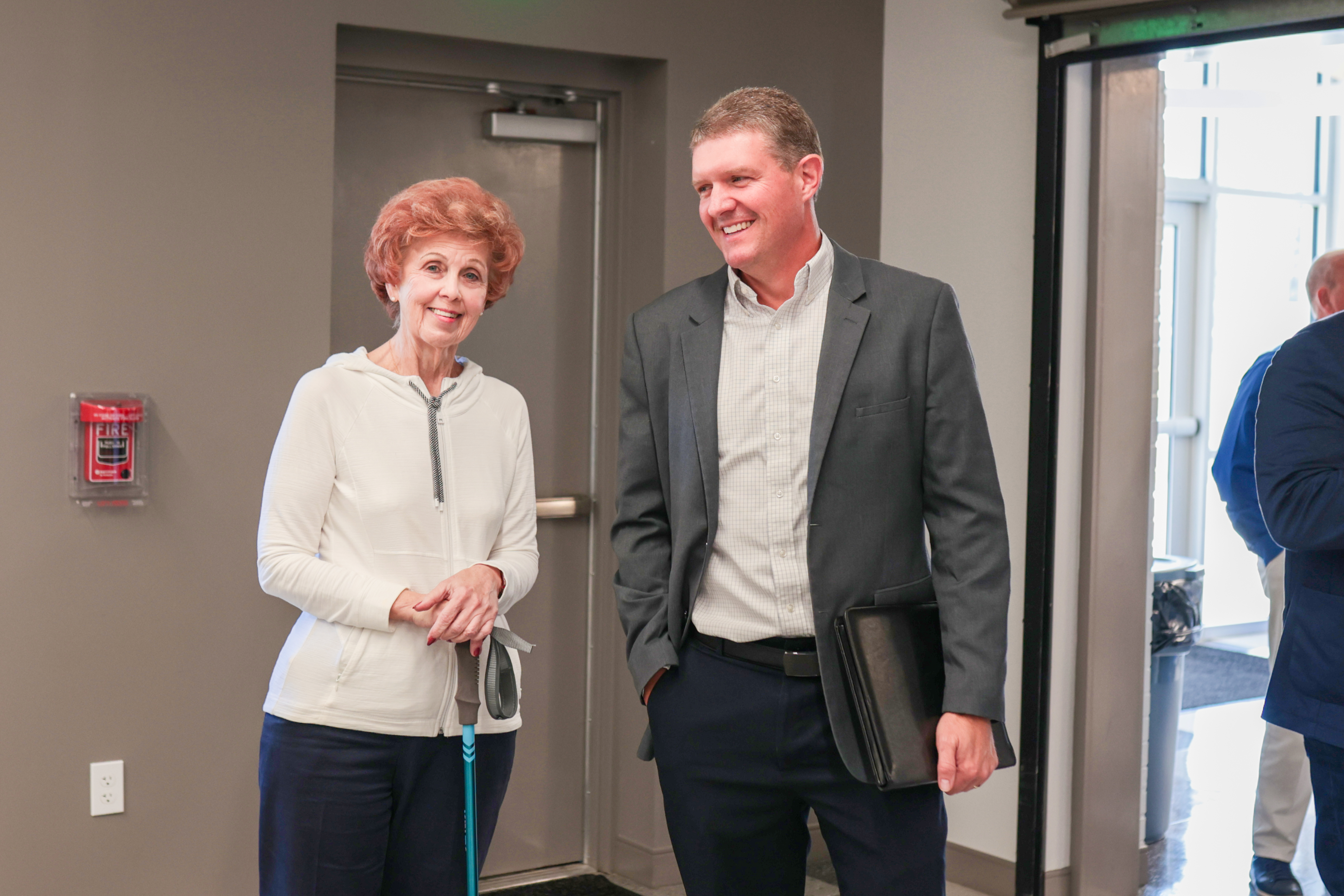 Home Uplift recipient with EPB president