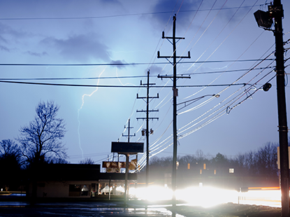 Thunderstorms and electrical outage info in Chattanooga