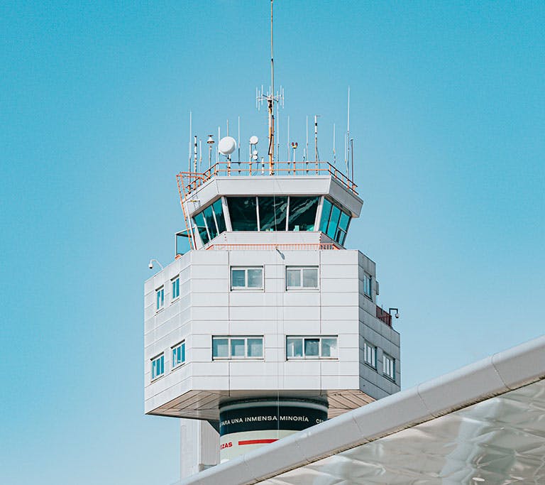 airport traffic control tower