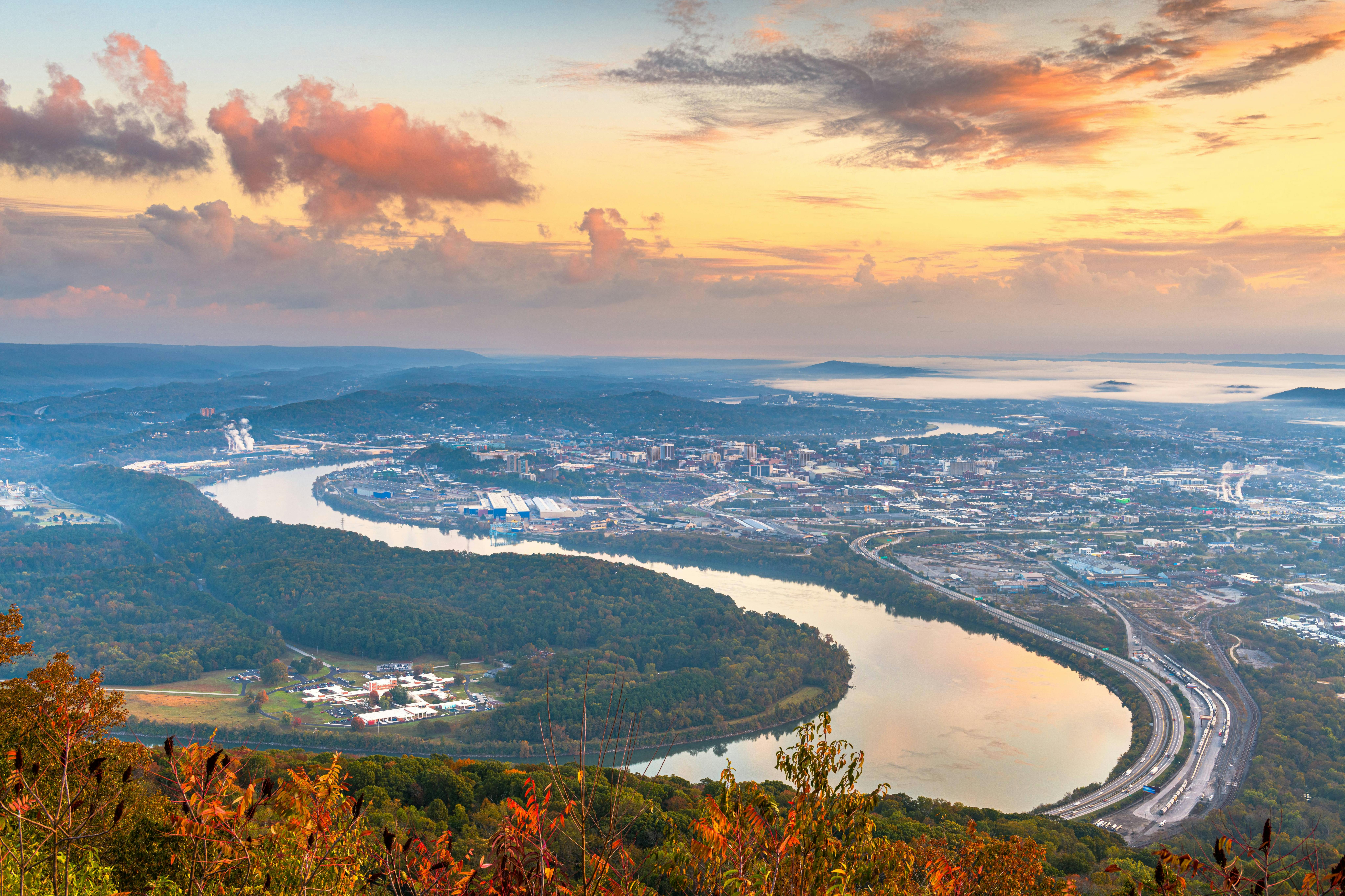 Chattanooga view from Lookout Mountain
