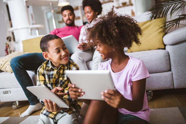 Family on devices