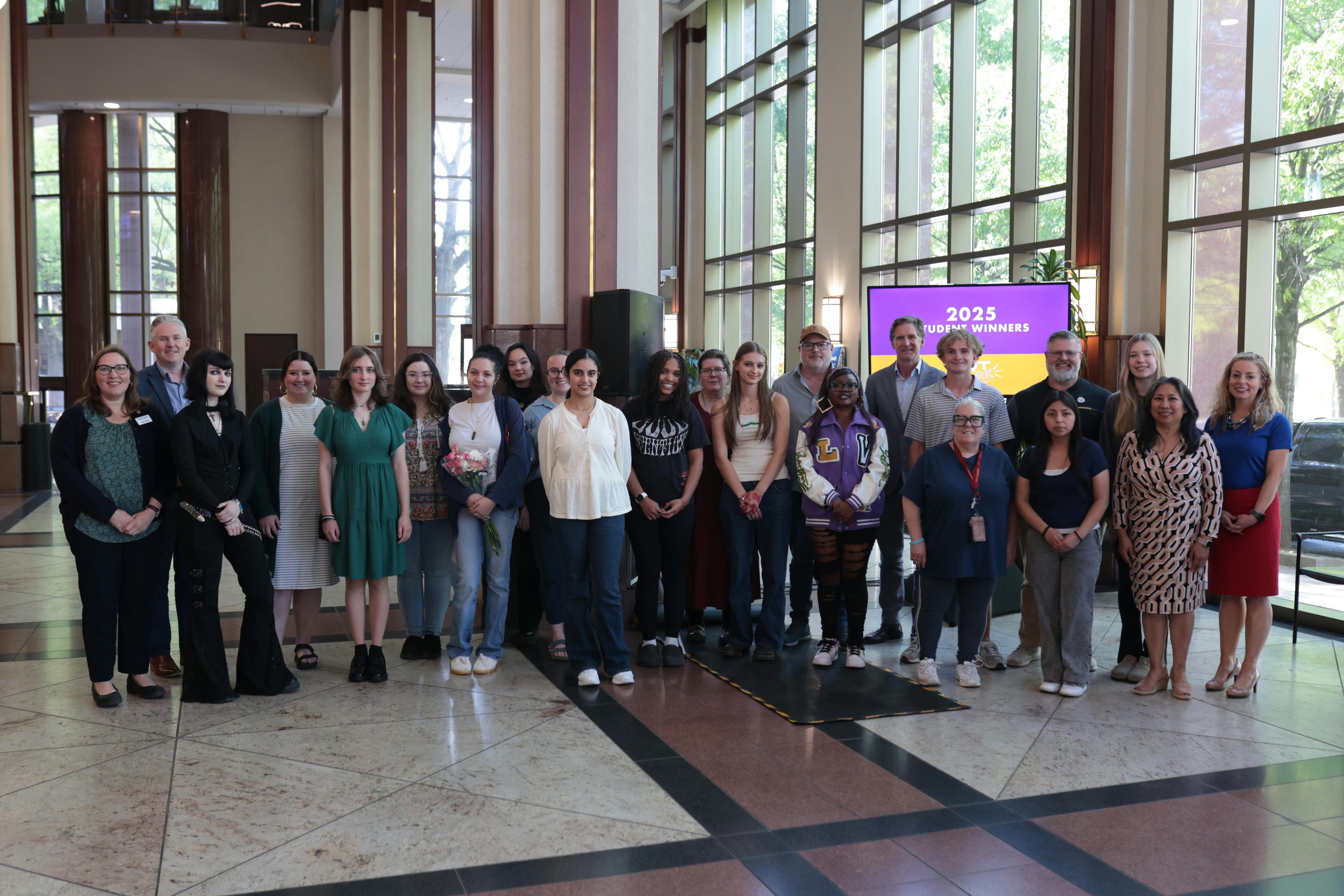 Students recognized during ArtSpark 2025