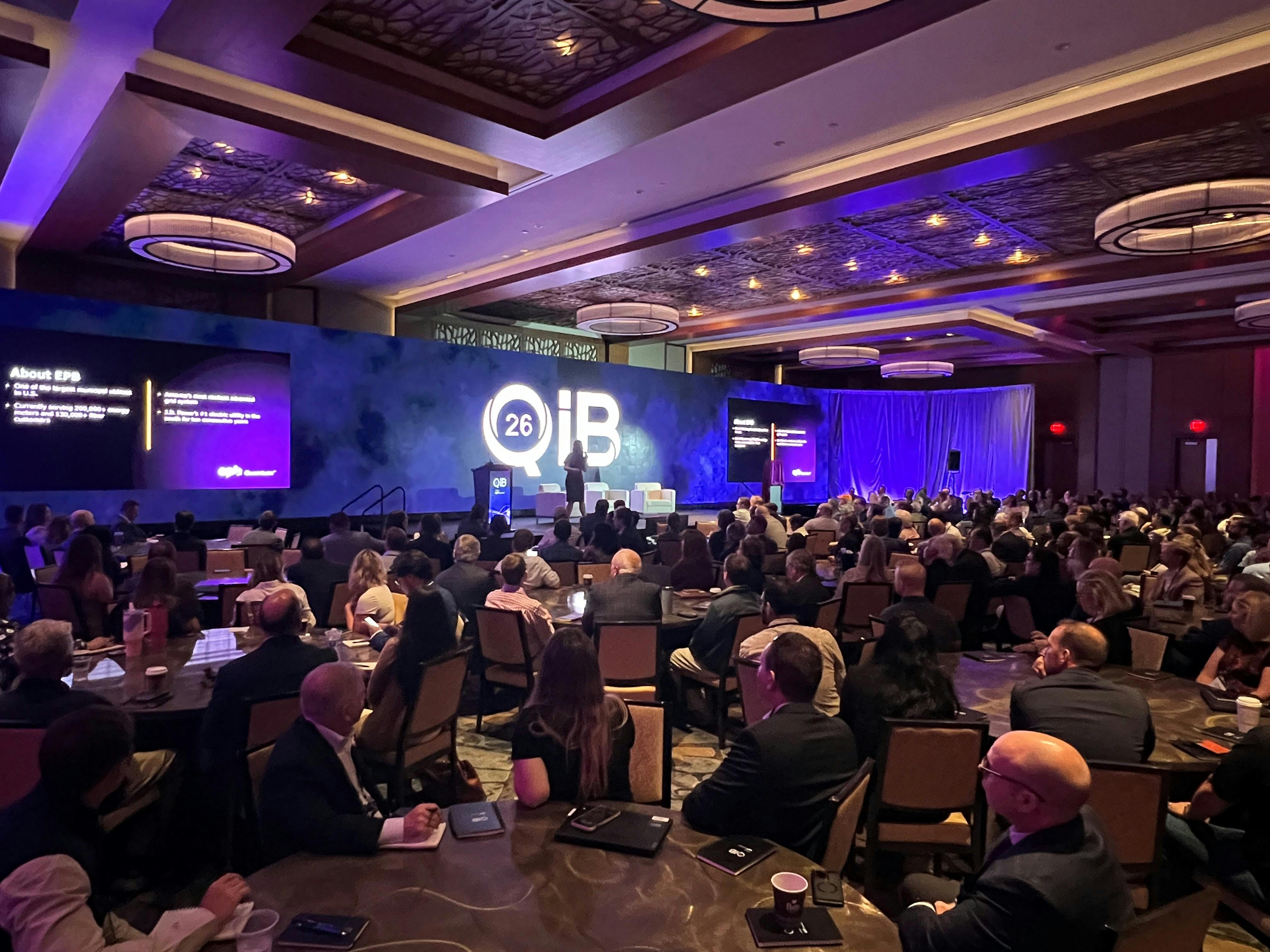 QiB attendees listen to EPB CEO Janet Rehberg